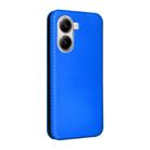 For Xiaomi Poco X7 Pro / Redmi Turbo 4 Carbon Fiber Texture Flip Leather Phone Case(Blue) - 3