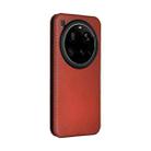 For Xiaomi 15 Ultra Carbon Fiber Texture Flip Leather Phone Case(Brown) - 3