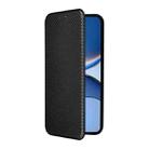 For Xiaomi Poco F7 5G Global Carbon Fiber Texture Flip Leather Phone Case(Black) - 2
