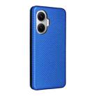 For Xiaomi Poco F7 5G Global Carbon Fiber Texture Flip Leather Phone Case(Blue) - 3