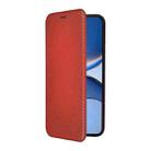For Xiaomi Poco F7 5G Global Carbon Fiber Texture Flip Leather Phone Case(Brown) - 2