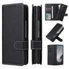 For Samsung Galaxy Z Fold6 5G Split 2 in 1 Folding Leather Phone Case(Black) - 1