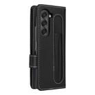 For Samsung Galaxy Z Fold6 5G Split 2 in 1 Folding Leather Phone Case(Black) - 3