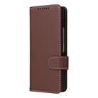 For Samsung Galaxy Z Fold6 5G Split 2 in 1 Folding Leather Phone Case(Brown) - 2