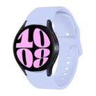 For Samsung Galaxy Watch 7 / 6 Button Style Quick Release Silicone Watch Band(Blue) - 1