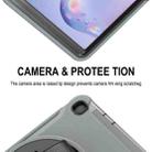 For Samsung Galaxy Tab A 8.4 (2020) T307 360 Degree Rotation PC+TPU Protective Cover with Holder & Hand Strap & Pen Slot(Gray) - 5