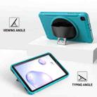 For Samsung Galaxy Tab A 8.4 (2020) T307 360 Degree Rotation PC+TPU Protective Cover with Holder & Hand Strap & Pen Slot(Light Blue) - 4