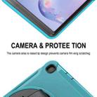 For Samsung Galaxy Tab A 8.4 (2020) T307 360 Degree Rotation PC+TPU Protective Cover with Holder & Hand Strap & Pen Slot(Light Blue) - 5
