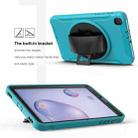 For Samsung Galaxy Tab A 8.4 (2020) T307 360 Degree Rotation PC+TPU Protective Cover with Holder & Hand Strap & Pen Slot(Light Blue) - 8