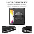For iPad 10.2 360 Degree Rotation PC+TPU Protective Cover with Holder & Hand Strap & Pen Slot(Black) - 7
