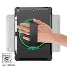 For iPad 10.2 360 Degree Rotation PC+TPU Protective Cover with Holder & Hand Strap & Pen Slot(Black) - 9