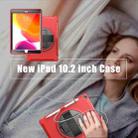 For iPad 10.2 360 Degree Rotation PC+TPU Protective Cover with Holder & Hand Strap & Pen Slot(Red) - 8