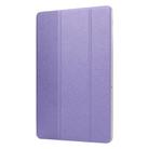 For Huawei Enjoy Tablet 2 10.1 inch Silk Texture Horizontal Flip Leather Case with Three-Folding Holder(Purple) - 2