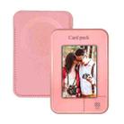 Smart Ink Screen MagSafe Magnetic DIY Wallet Card Holder Case(Pink) - 1