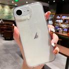 For iPhone 16e Angel Eye Straight Edge Full Cover TPU Phone Case(Transparent) - 1