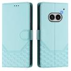 For Nothing Phone 2a Honeycomb Embossing RFID Leather Phone Case(Mint Green) - 2