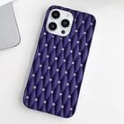 For iPhone 14 Plus Weave Cooling Solid Color TPU Phone Case(Purple Blue) - 2