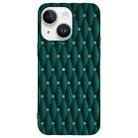 For iPhone 14 Weave Cooling Solid Color TPU Phone Case(Green) - 1