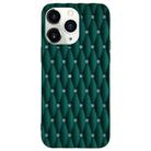 For iPhone 11 Pro Max Weave Cooling Solid Color TPU Phone Case(Green) - 1