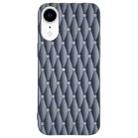 For iPhone XR Weave Cooling Solid Color TPU Phone Case(Grey) - 1