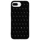 For iPhone 7 Plus / 8 Plus Weave Cooling Solid Color TPU Phone Case(Black) - 1