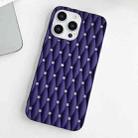 For iPhone 16 Plus Weave Cooling Solid Color TPU Phone Case(Purple Blue) - 2