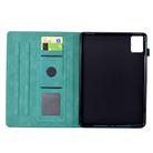 For Lenovo Tab M11 / Xiaoxin Pad 2024 Cats Embossed Leather Smart Tablet Case(Light Blue) - 3