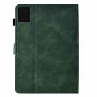 For Lenovo Xiaoxin Pad 11 2025 Cats Embossed Leather Smart Tablet Case(Green) - 3