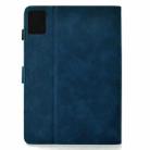 For Lenovo Xiaoxin Pad 11 2025 Cats Embossed Leather Smart Tablet Case(Dark Blue) - 3