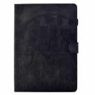 For Amazon Kindle Paperwhite 12th Gen 2024 Cats Embossed Leather Smart Tablet Case(Black) - 2