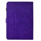 For Amazon Kindle Paperwhite 12th Gen 2024 Cats Embossed Leather Smart Tablet Case(Purple) - 3