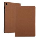 For Huawei Enjoy Tablet 2 10.1 inch Cloth Texture TPU Horizontal Flip Leather Case with Holder(Brown) - 1