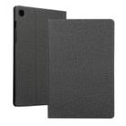 For Huawei Enjoy Tablet 2 10.1 inch Cloth Texture TPU Horizontal Flip Leather Case with Holder(Black) - 1