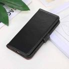 For Redmi Note 14 5G Magnetic Crazy Horse Texture Genuine Leather RFID Phone Case(Black) - 2