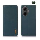 For Redmi Turbo 4 Pro KHAZNEH Nappa Top Layer Cowhide Leather Phone Case(Green) - 1