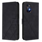 For UMIDIGI Bison X20 Crossbody 3D Embossed Flip Leather Phone Case(Black) - 2