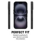 For iPhone 16 GEBEI Skin Feel MagSafe Magnetic Phone Case(Black) - 2