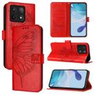 For Xiaomi 14T Pro Embossed Butterfly Leather Phone Case(Red) - 1