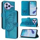 For Xiaomi Civi 5 Pro 5G Embossed Butterfly Leather Phone Case(Blue) - 1