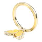 Butterfly Metal Mobile Phone Ring Holder(Yellow) - 2