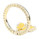 Butterfly Metal Mobile Phone Ring Holder(Yellow) - 3