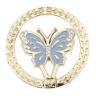 Butterfly Metal Mobile Phone Ring Holder(Blue) - 1