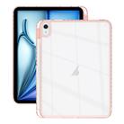 For iPad Air 11 2024 / 2022 10.9 Acrylic Hybrid TPU Tablet Case with Pen Slot(Pink) - 1