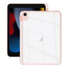 For iPad 10.2 2021 / Air 10.5 2019 Acrylic Hybrid TPU Tablet Case with Pen Slot(Pink) - 1