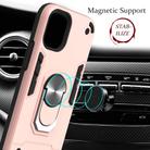 For iPhone 12 mini 2 in 1 Armour Series PC + TPU Protective Case with Ring Holder(Silver) - 3