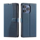 For iPhone 16 Pro Max Voltage Ultra-thin Dot Leather Phone Case(Blue) - 1