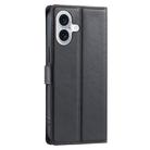 For iPhone 16 Plus Voltage Ultra-thin Dot Leather Phone Case(Black) - 3