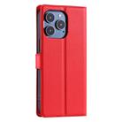 For iPhone 15 Pro Max Voltage Ultra-thin Dot Leather Phone Case(Red) - 3