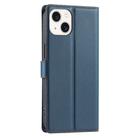 For iPhone 14 / 13 Voltage Ultra-thin Dot Leather Phone Case(Blue) - 3