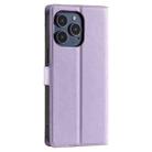 For iPhone 14 Pro Voltage Ultra-thin Dot Leather Phone Case(Purple) - 3